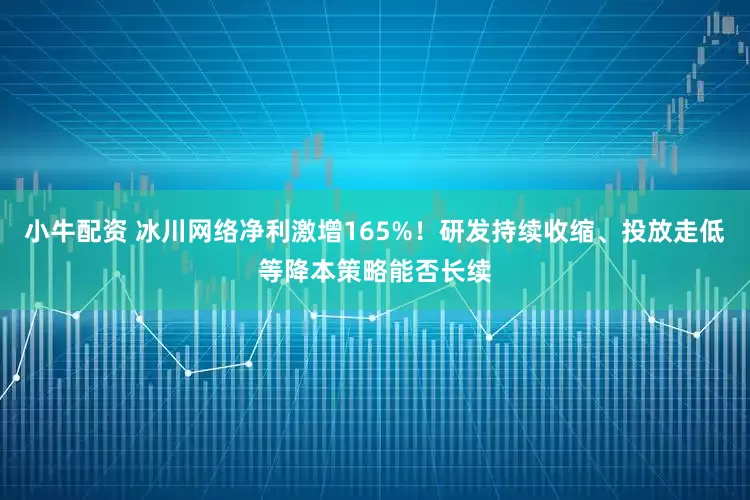 小牛配资 冰川网络净利激增165%！研发持续收缩、投放走低等降本策略能否长续