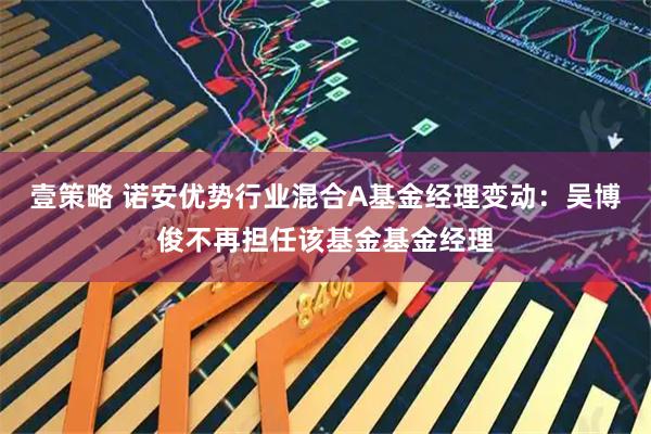壹策略 诺安优势行业混合A基金经理变动：吴博俊不再担任该基金基金经理