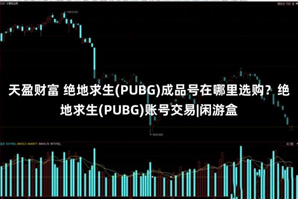 天盈财富 绝地求生(PUBG)成品号在哪里选购？绝地求生(PUBG)账号交易|闲游盒